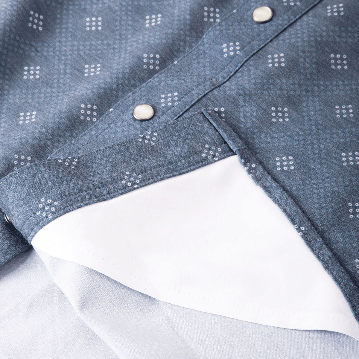 Dark Seas Barton Shirt - Indigo image 5