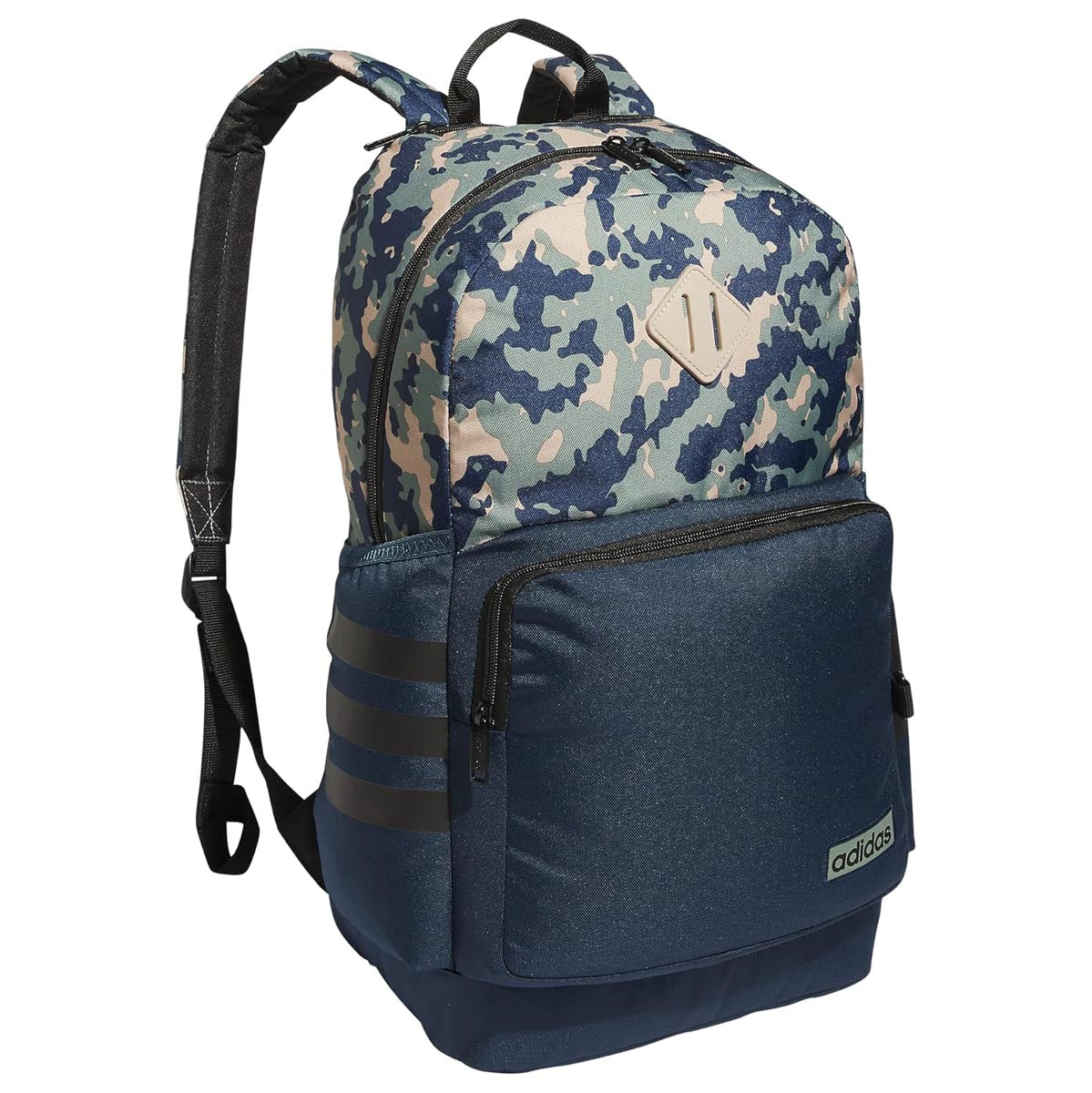 Adidas Classic 3S 4 Backpack - Essential Camo Crew Navy/Silver Green/Crew Navy/Black image 1