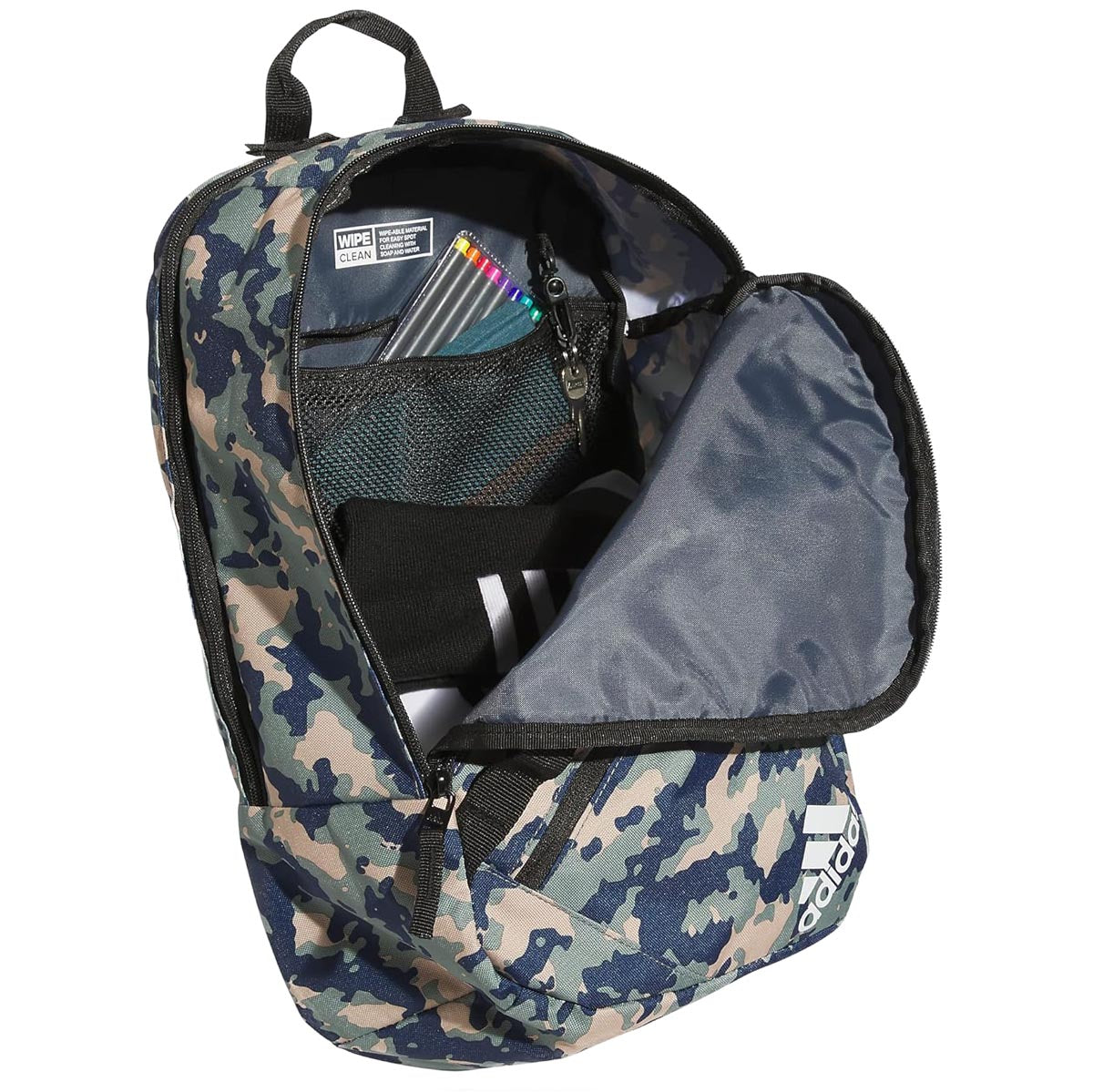 Adidas Prime Sling Bag - Essential Camo Crew Navy/Silver Green/Black/White image 3