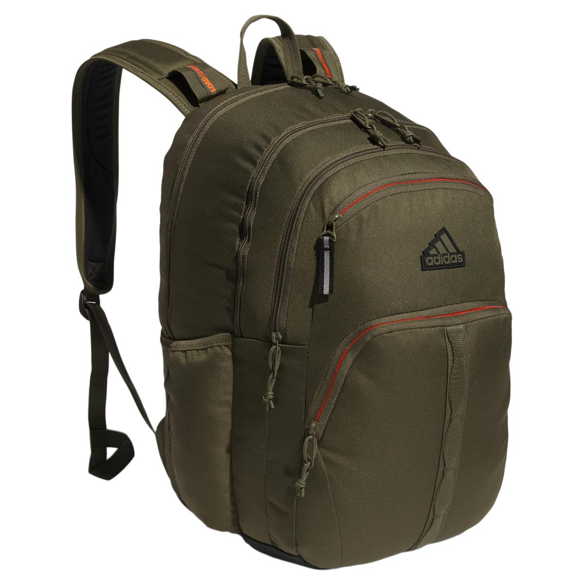 Adidas Prime 7 Backpack - Olive Strata Green/Impact Orange image 1