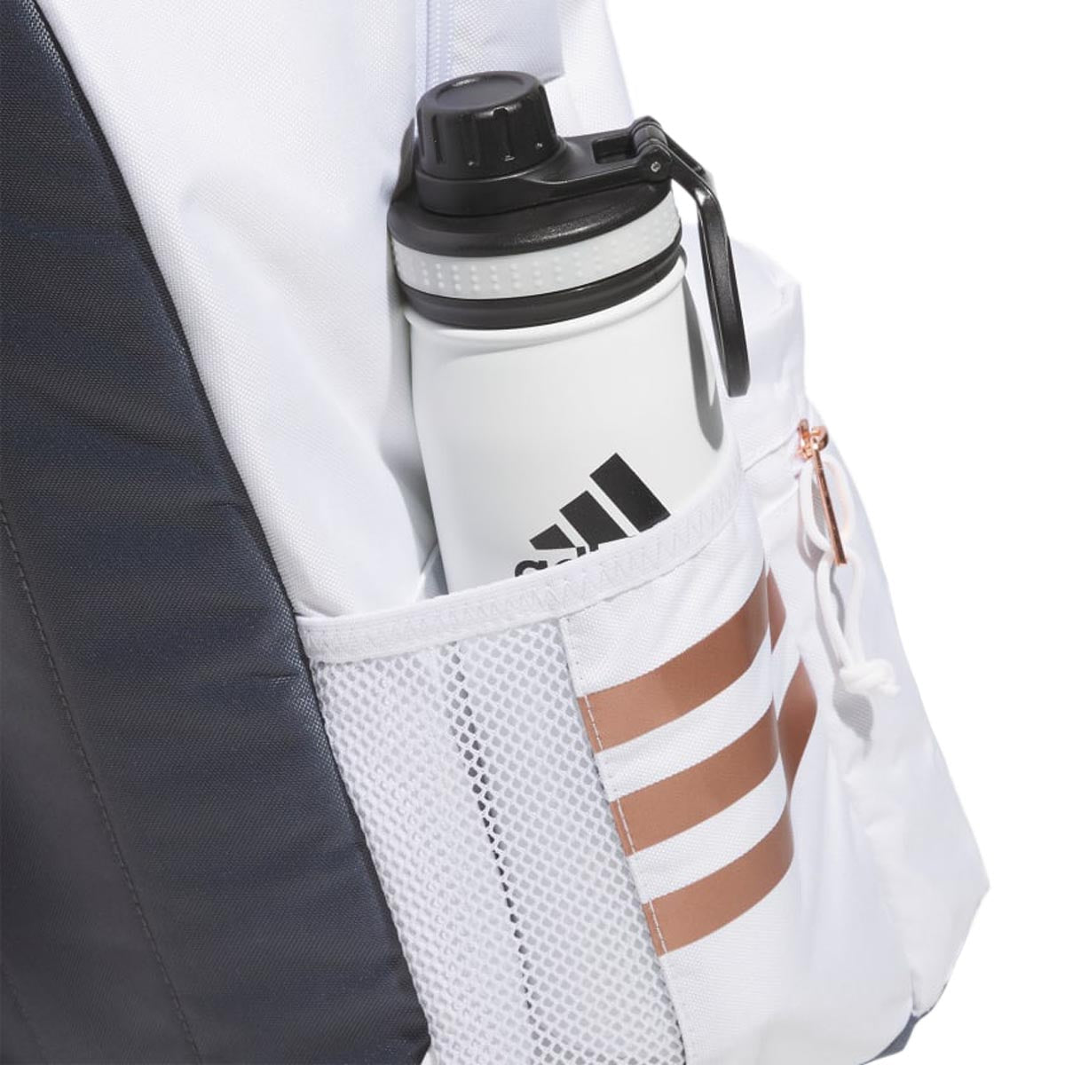 Adidas Classic 3S 5 Backpack - White/Rose Gold/Onyx Grey image 5