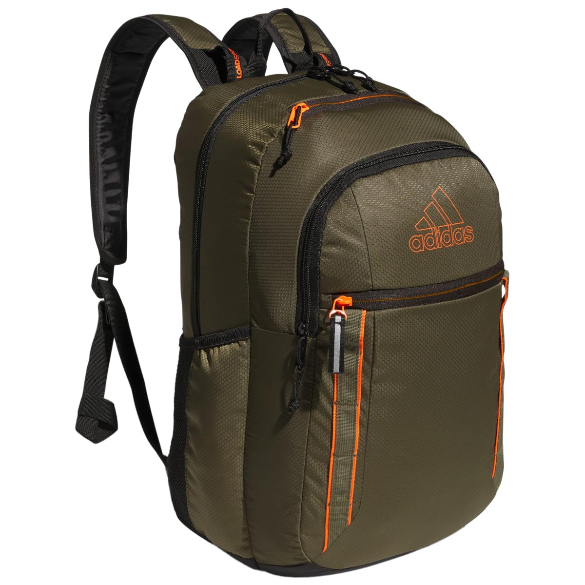 Adidas Excel 7 Backpack - Olive Strata Green/Black/Impact Orange image 1