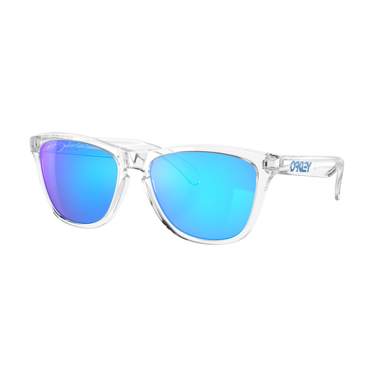 Oakley Frogskins Sunglasses - Crystal Clear/PRIZM Sapphire Lens image 2