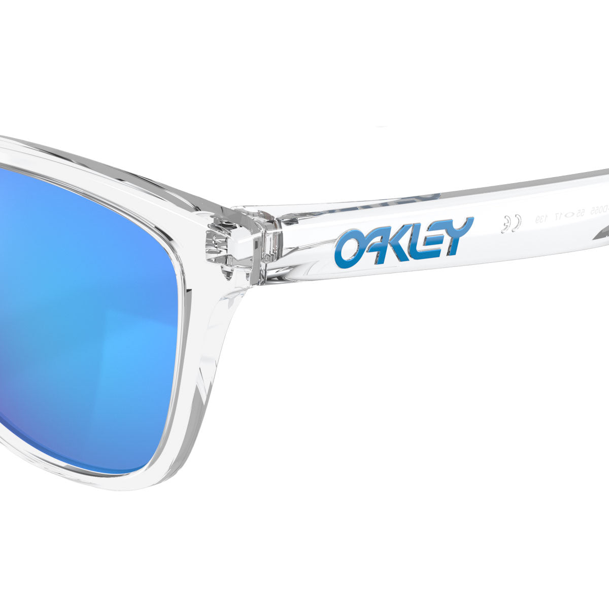 Oakley Frogskins Sunglasses - Crystal Clear/PRIZM Sapphire Lens image 5