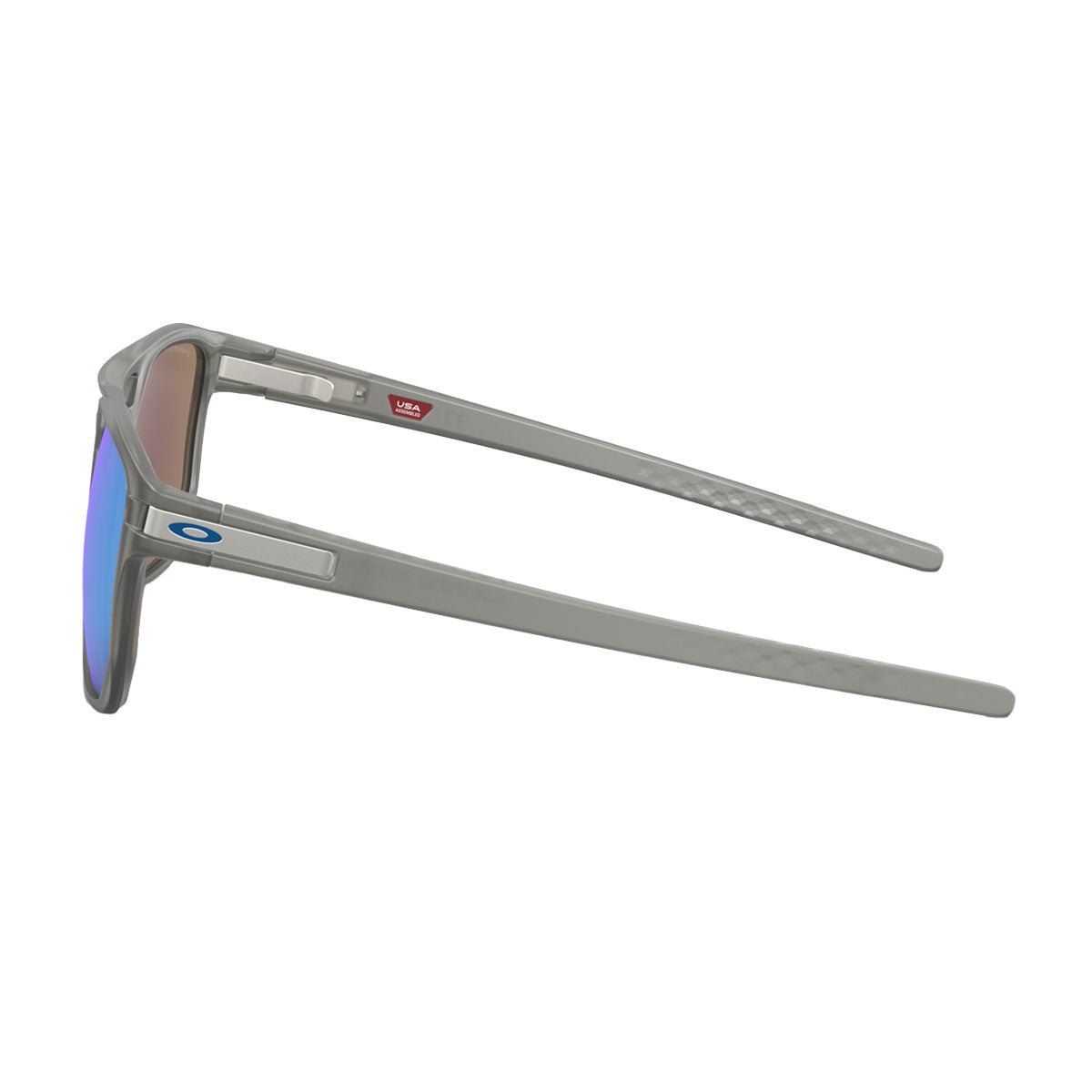 Oakley Latch Beta Sunglasses - Matte Grey Ink/PRIZM Sapphire Polarized Lens image 3