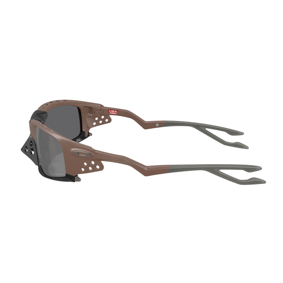 Oakley Plantaris SQ Sunglasses - Matte Mahogany/PRIZM Black Lens image 3