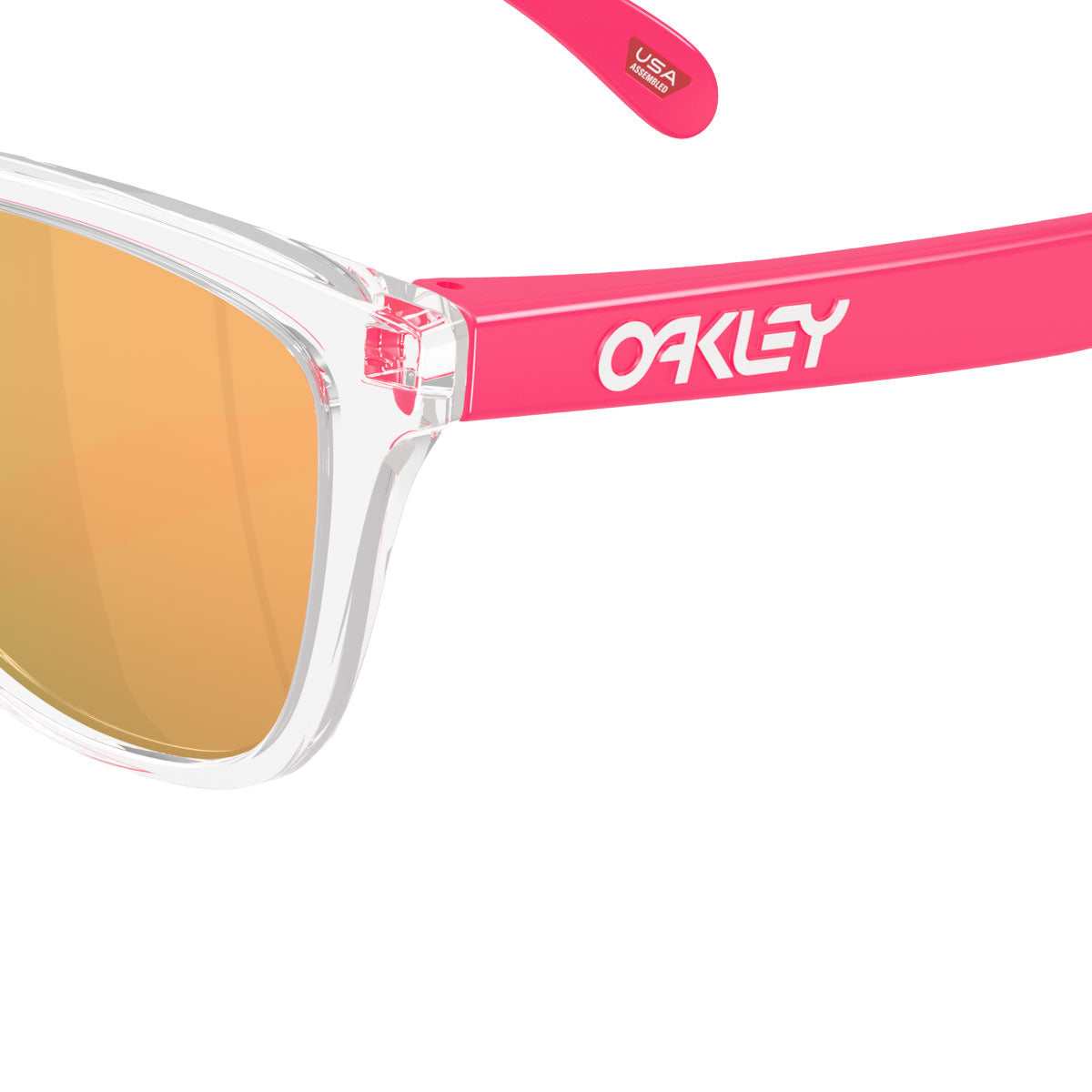 Oakley Frogskins Sunglasses - Clear/PRIZM Rose Gold Lens image 5