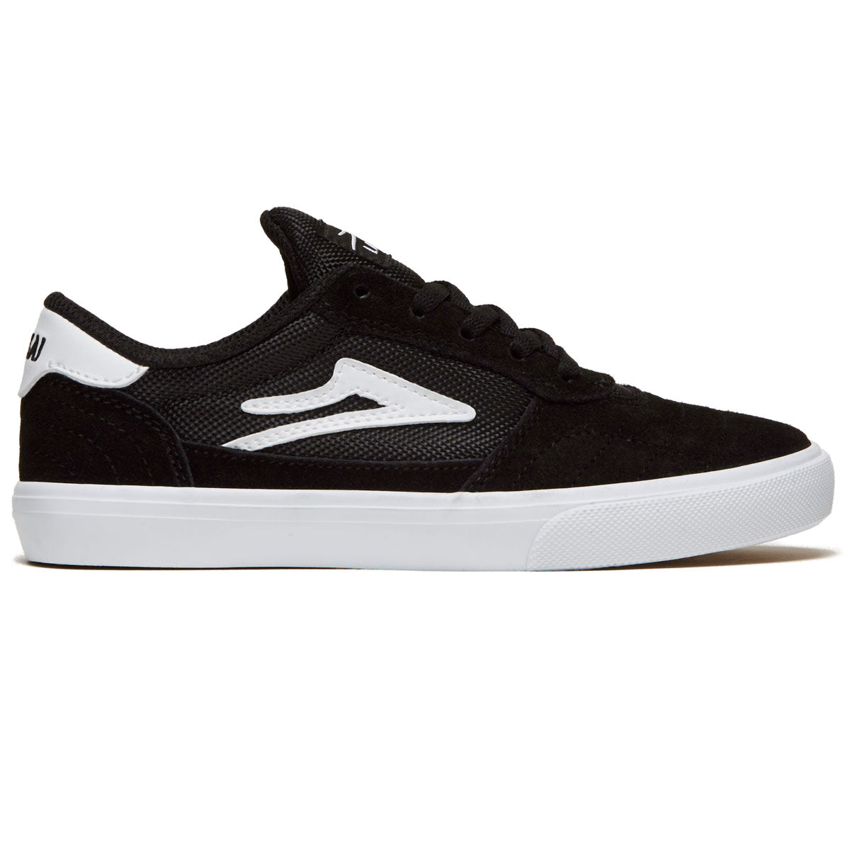 Lakai Youth Cambridge Shoes - Black/White Suede image 1