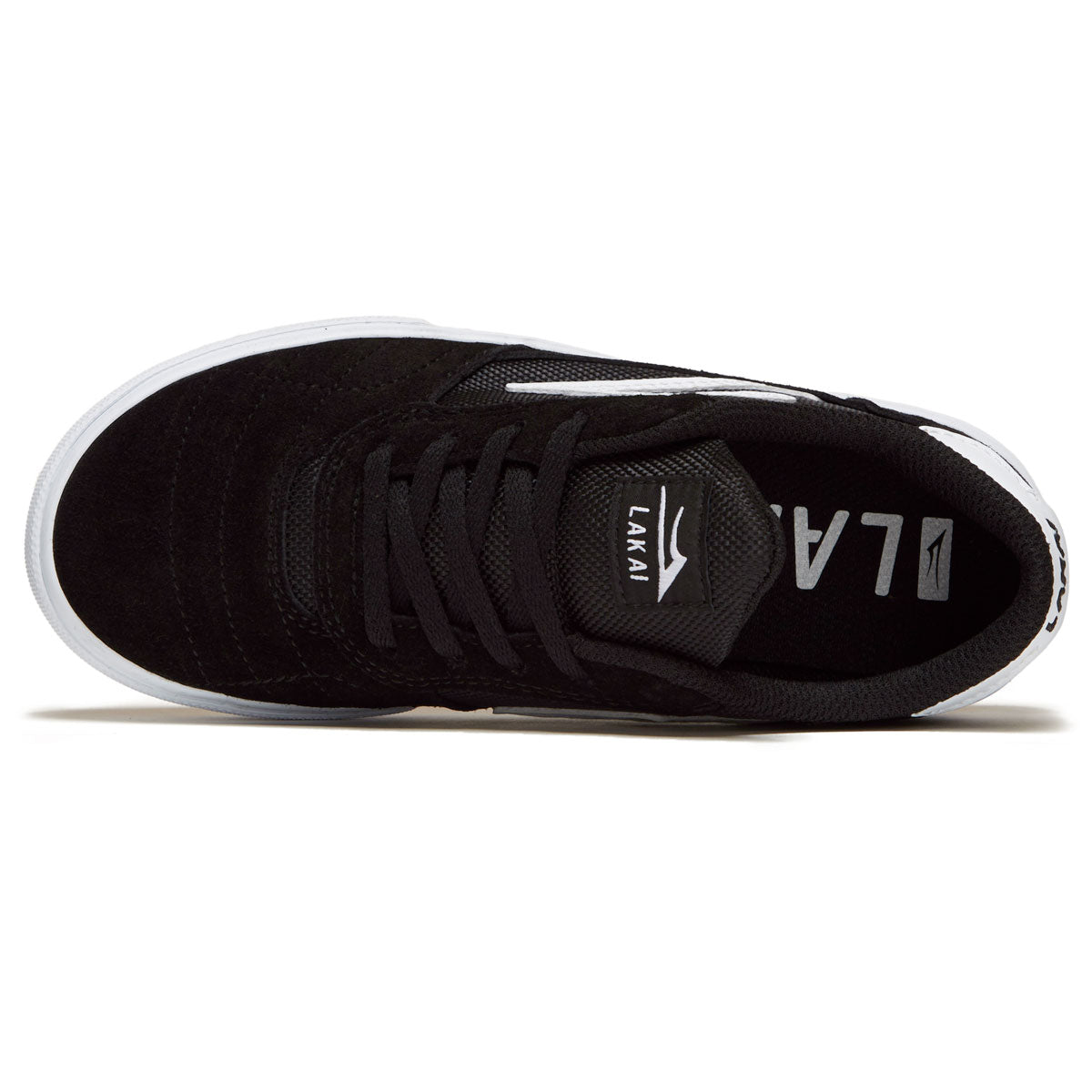 Lakai Youth Cambridge Shoes - Black/White Suede image 3