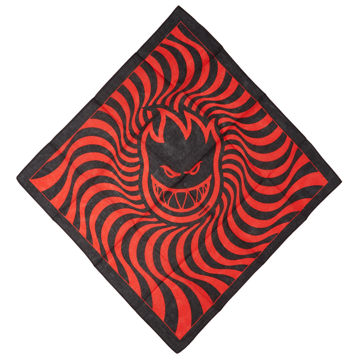 Spitfire Bighead Swirl Bandana - Black/Red image 1