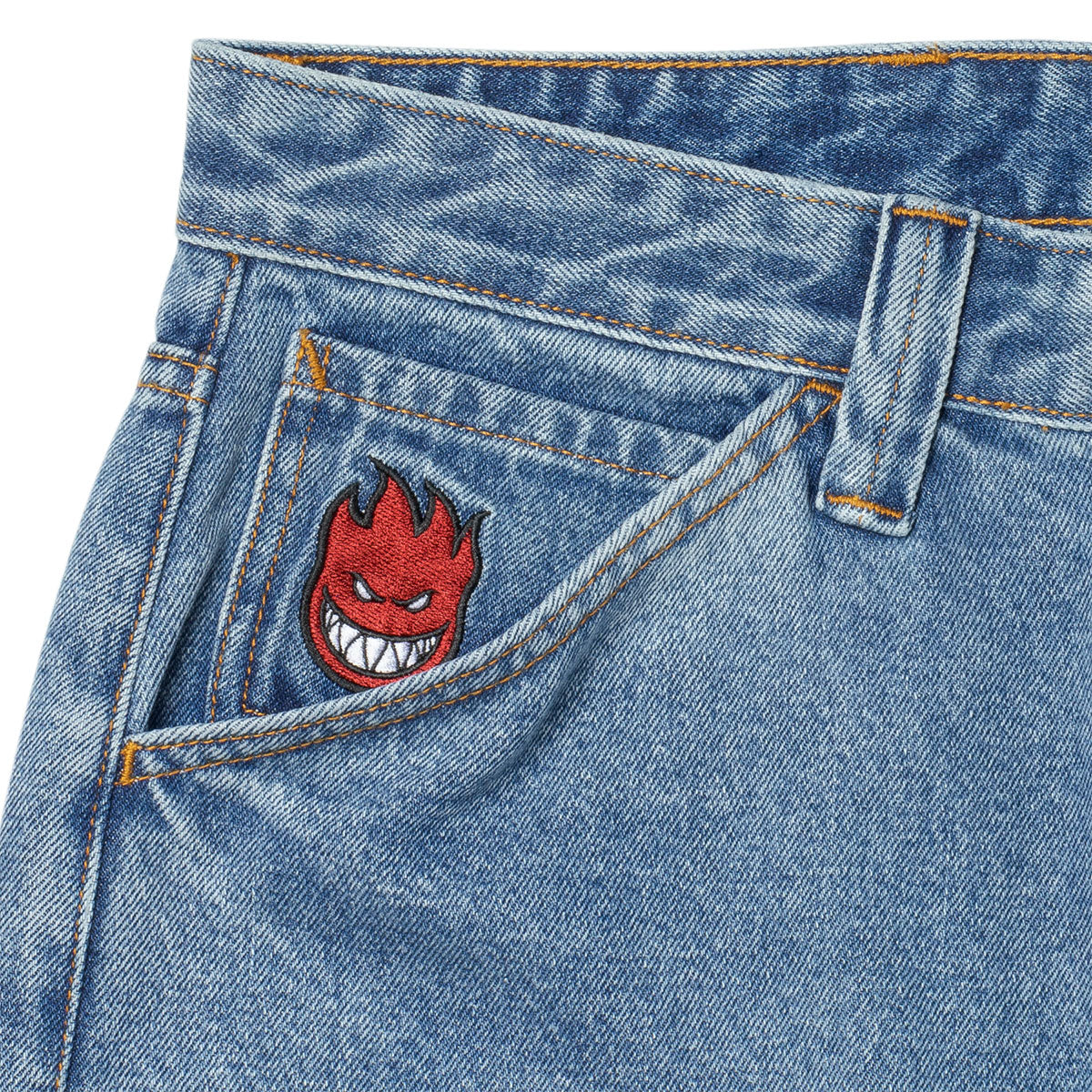 Spitfire Bighead Fill Denim Pants - Medium Stone Wash image 4