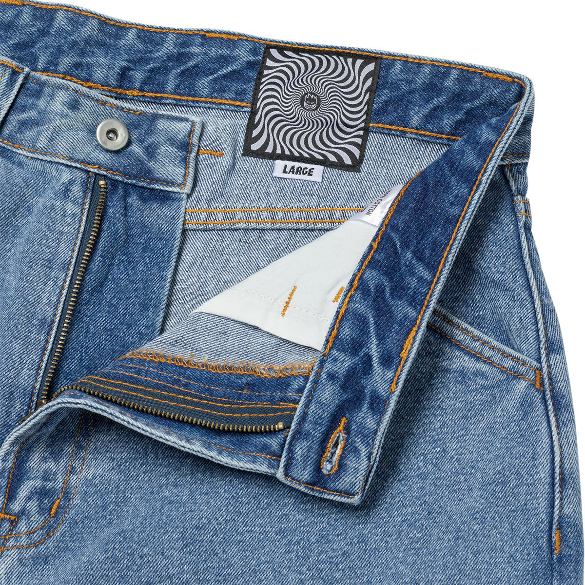 Spitfire Bighead Fill Denim Pants - Medium Stone Wash image 5