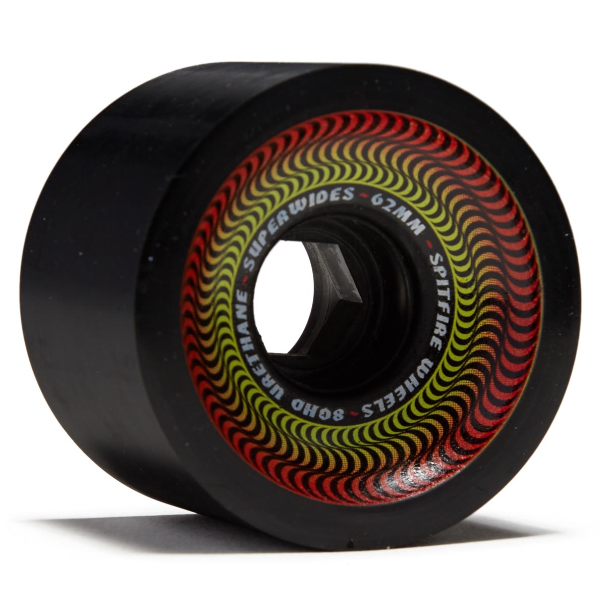 Spitfire 80HD Superwides Skateboard Wheels - Black - 62mm image 1