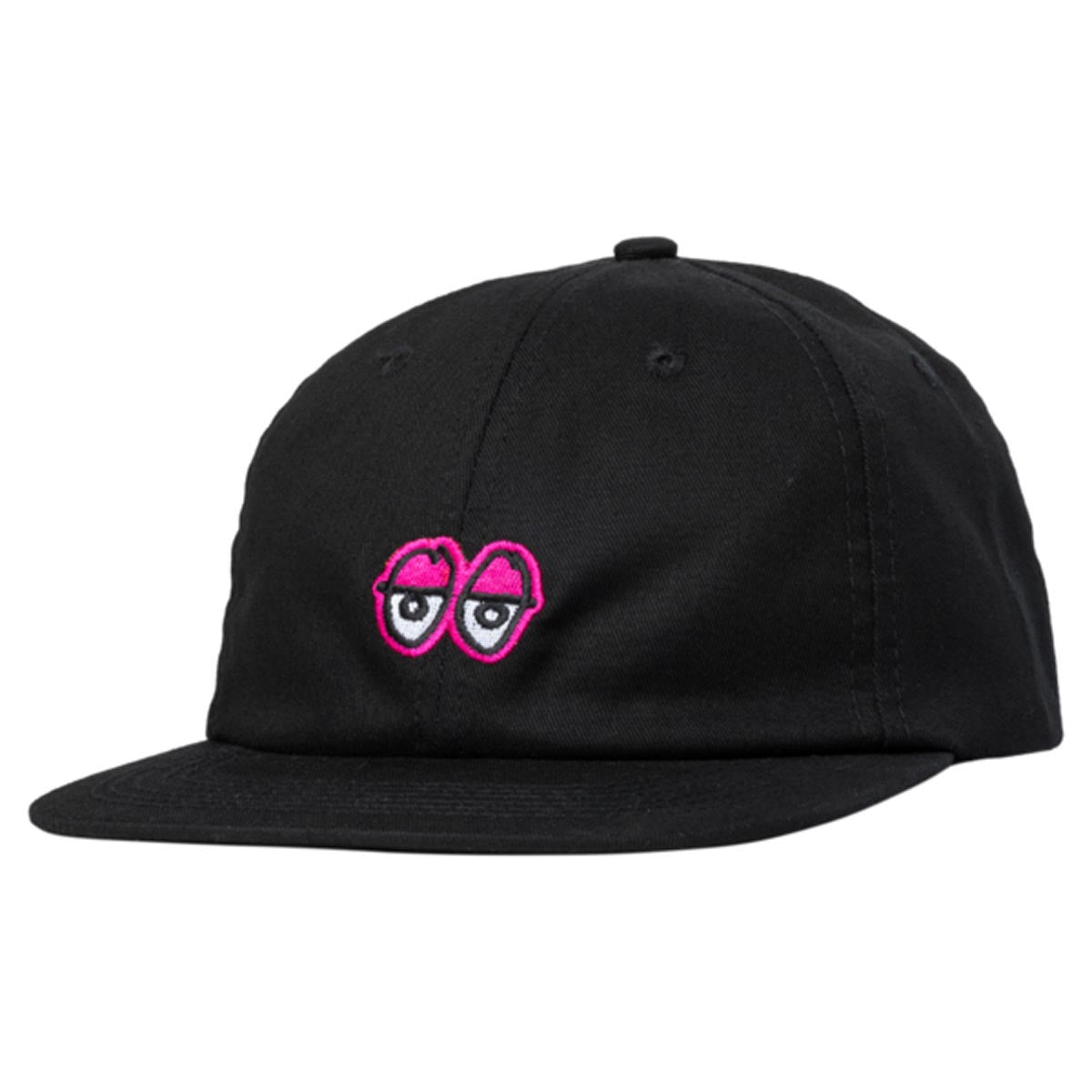 Krooked Eyes Hat - Black/Pink image 1