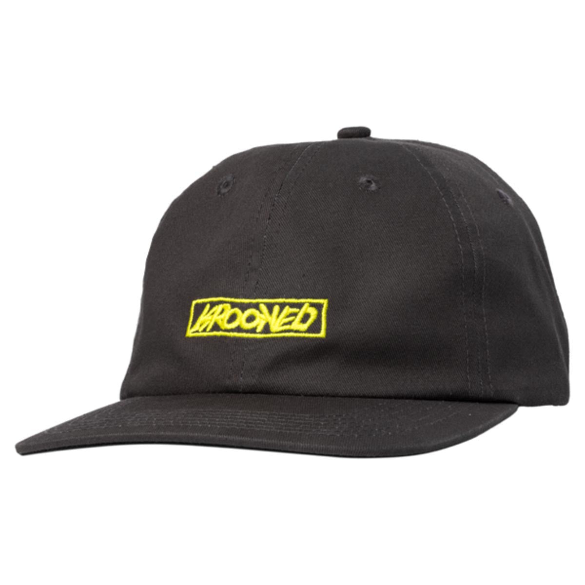 Krooked Moonsmile Script Hat - Charcoal/Yellow image 1