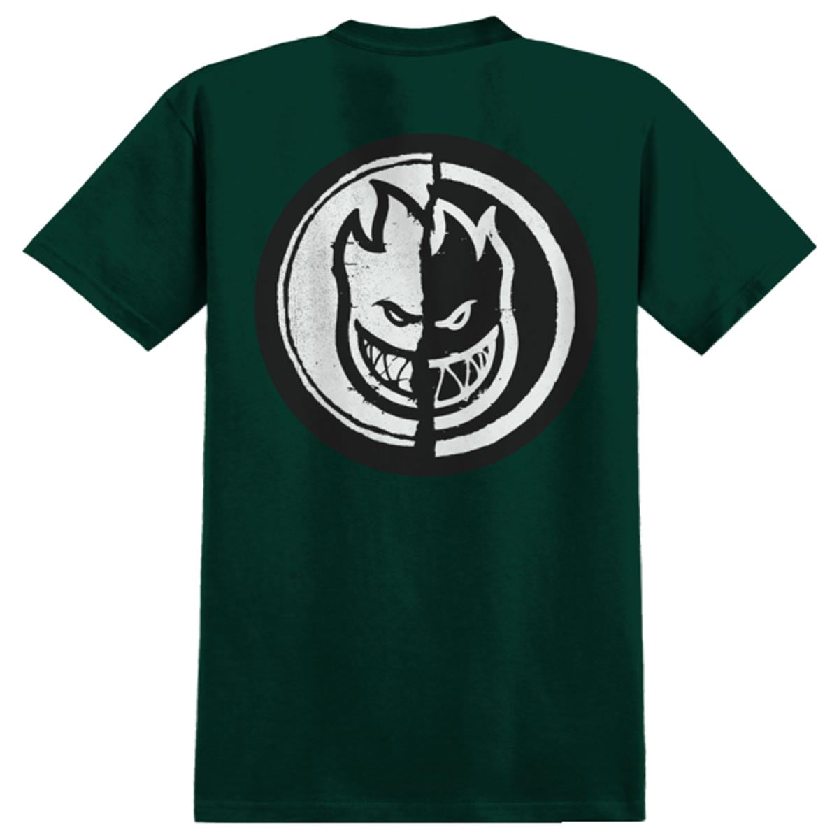 Spitfire Yin Yang Pocket T-Shirt - Forest Green image 1