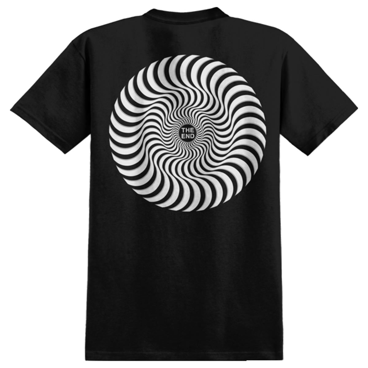 Spitfire Classic Swirl Overlay T-Shirt - Black/Grey image 1