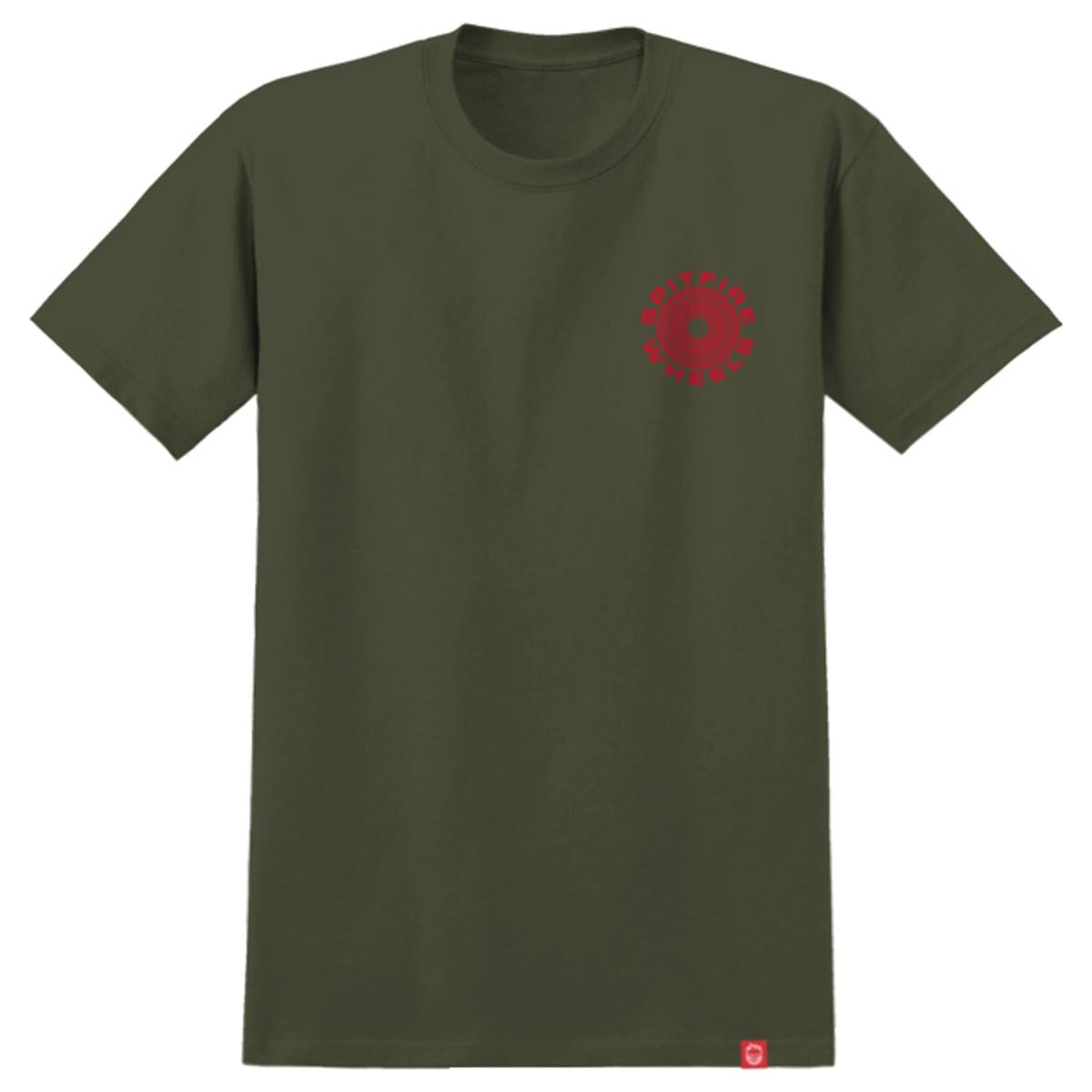 Spitfire Classic '87 Swirl Fill T-Shirt - Military Green image 2