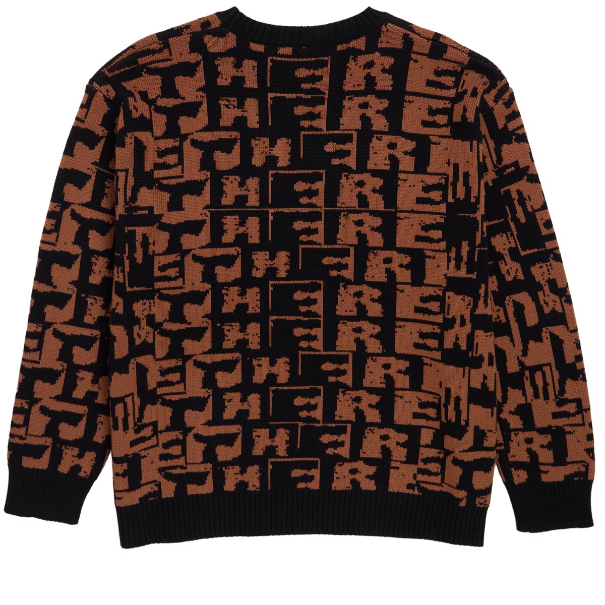 There Torn Sweater - Black/Brown image 2