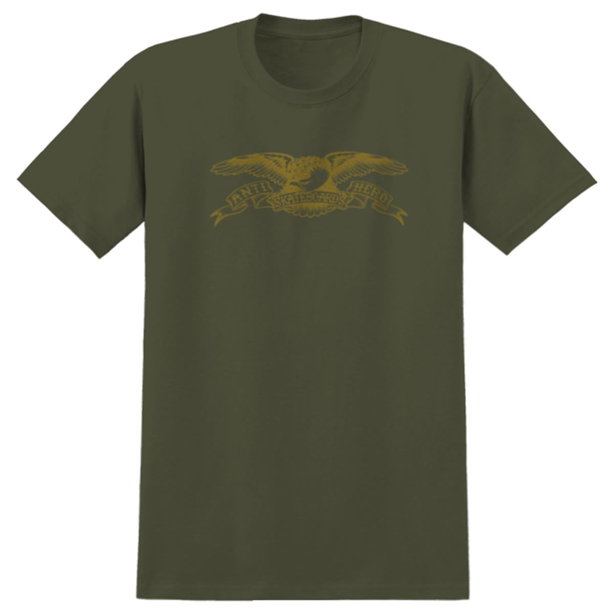 Anti-Hero Basic Eagle T-Shirt - Military Green image 1