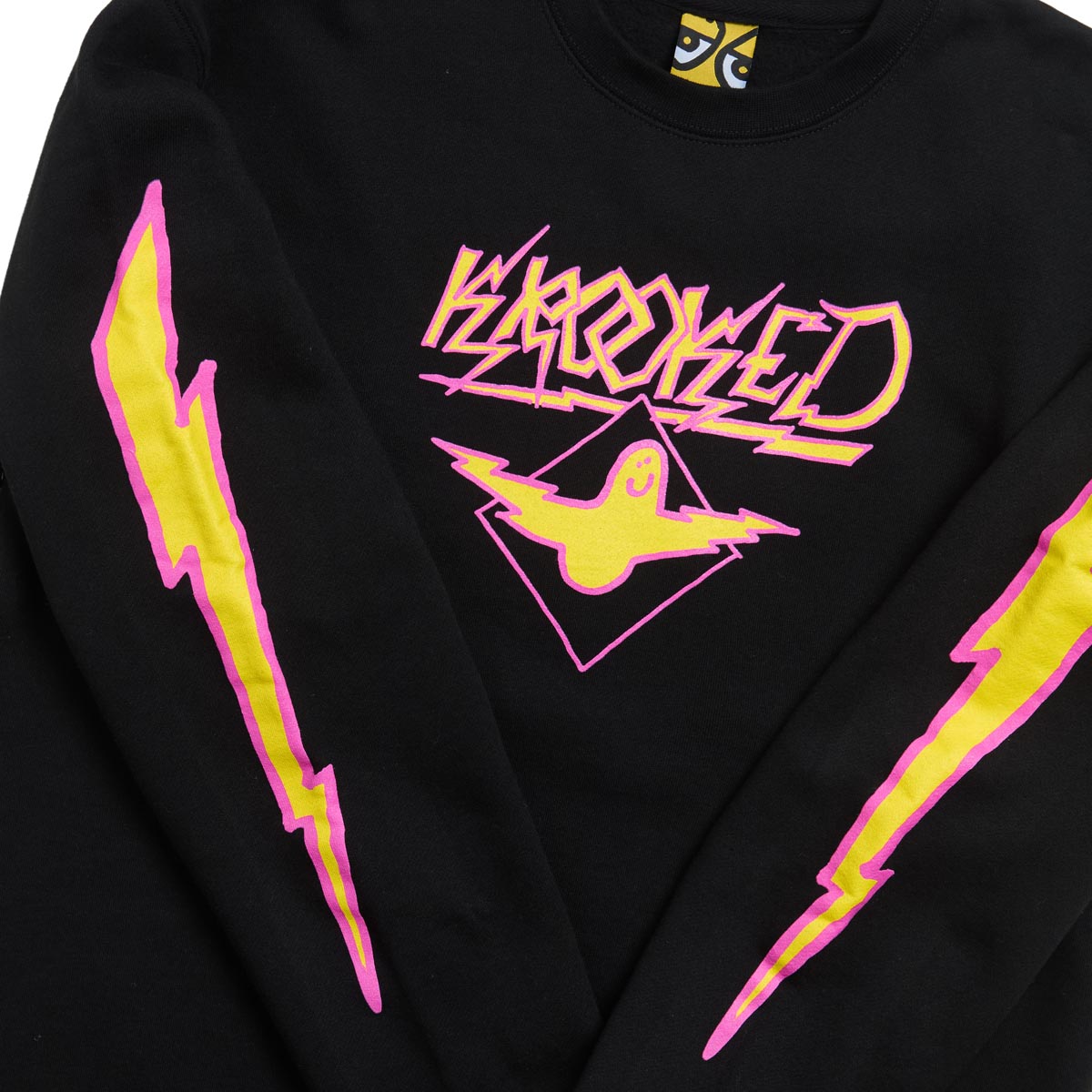 Krooked Bird Lightening Sleeve Sweatshirt - Black image 2