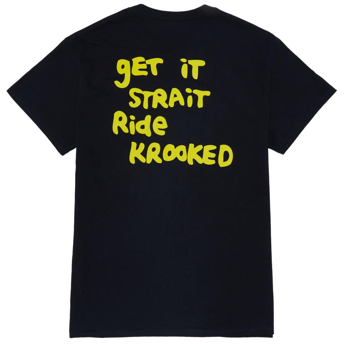 Krooked Strait Eyes Pocket T-Shirt - Black/Black/White image 2