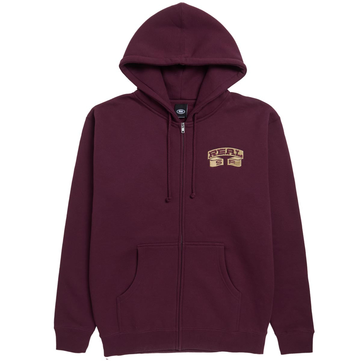 Real Muni Emb Hoodie - Maroon image 1