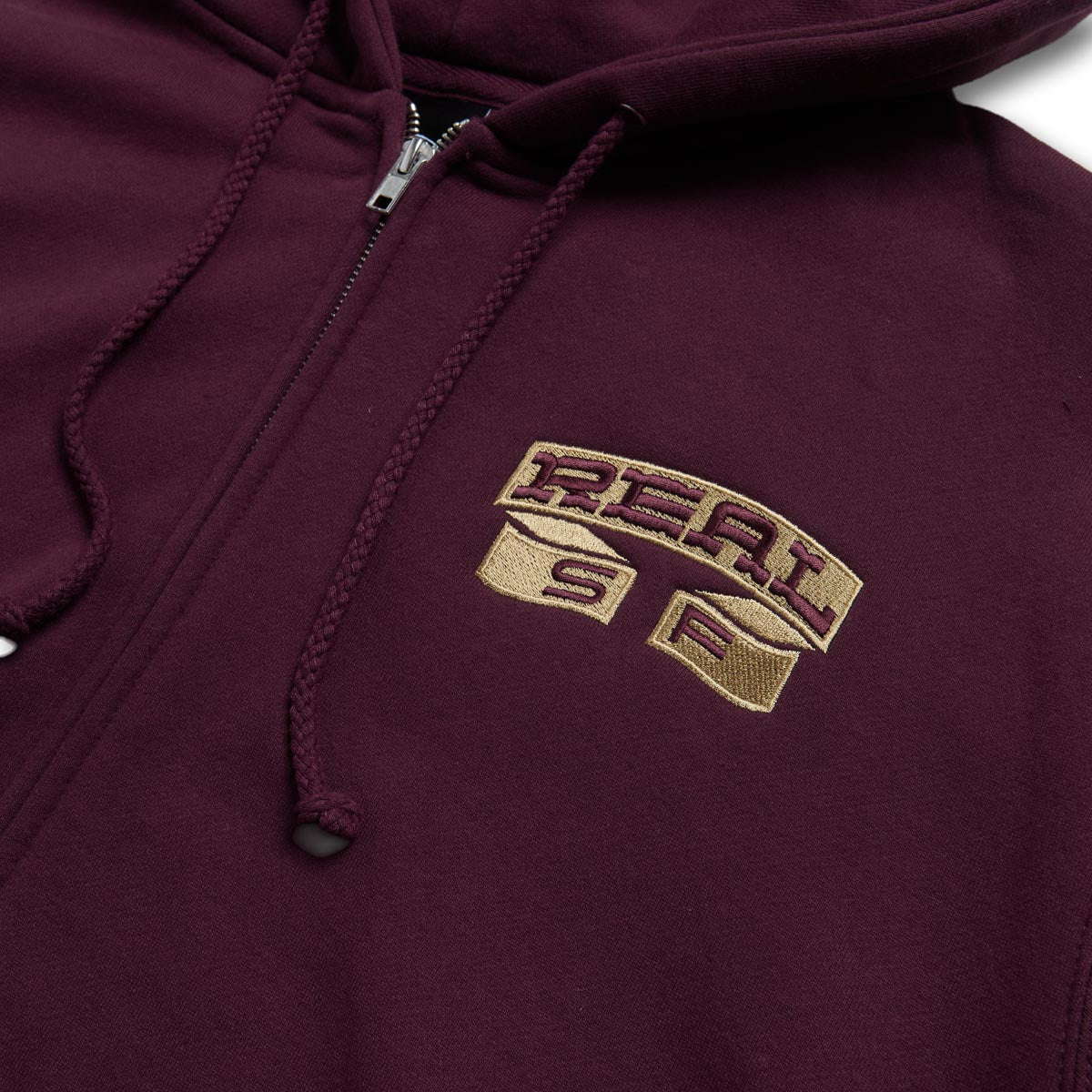 Real Muni Emb Hoodie - Maroon image 2