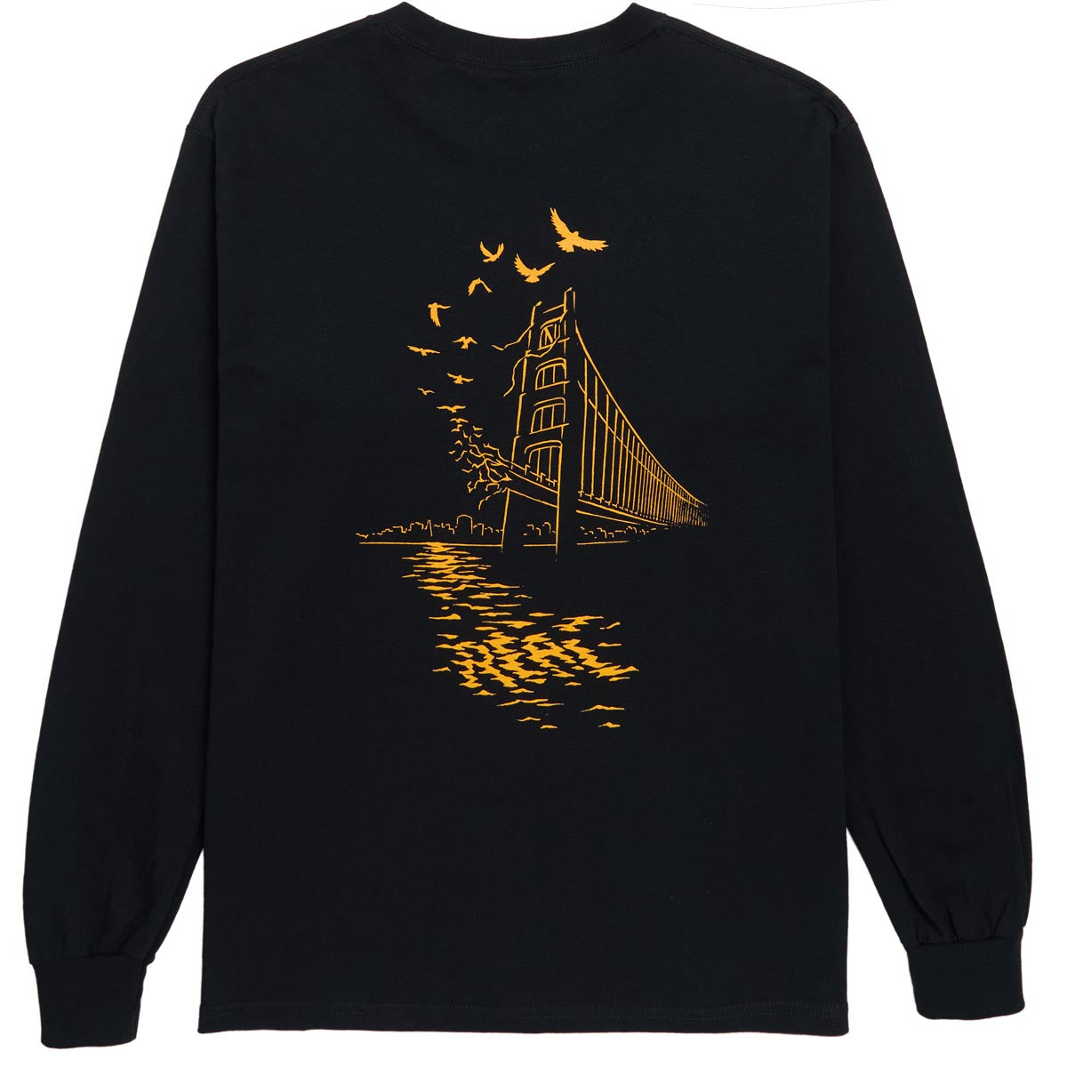 Real Commute Long Sleeve T-Shirt - Black image 1