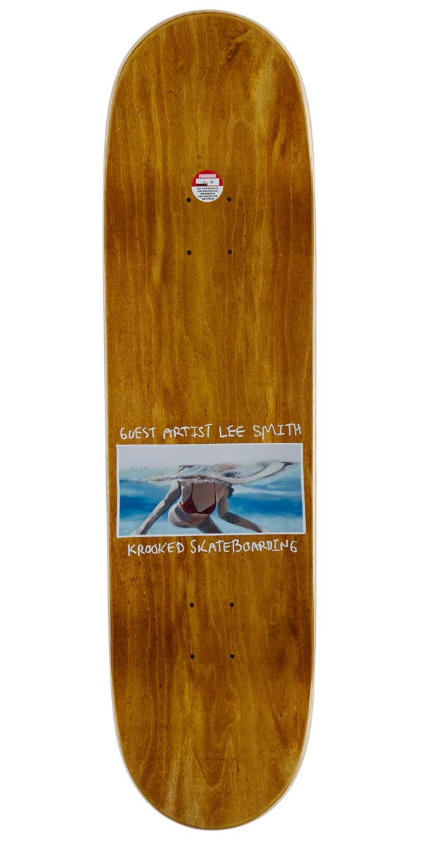 Krooked Lee Smith Guest Artist Skateboard Deck - 8.50