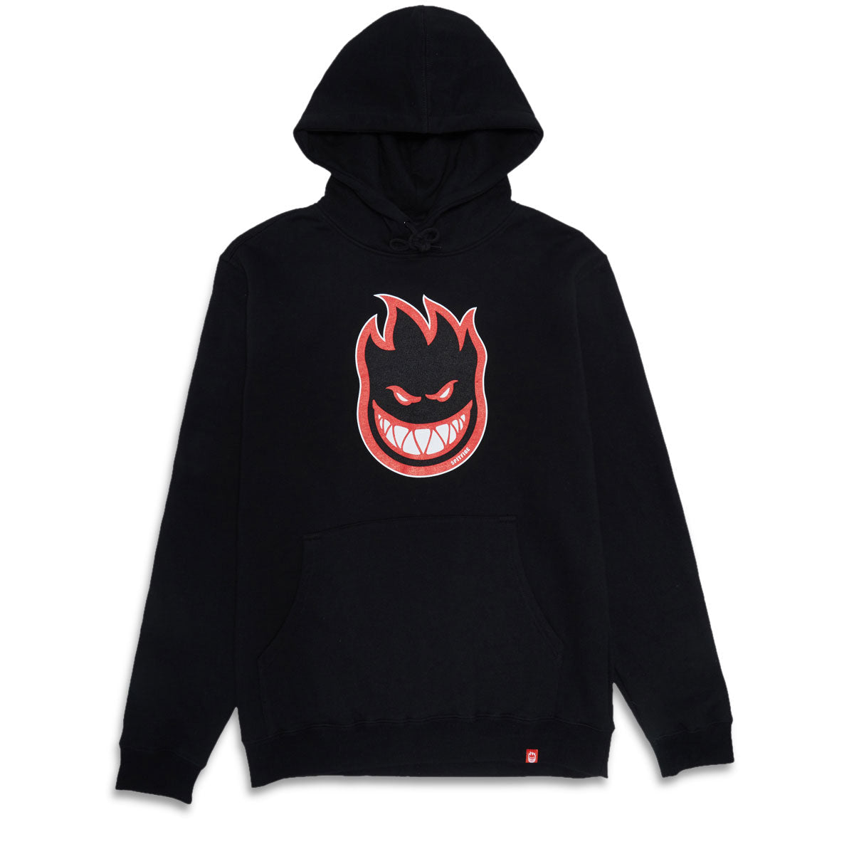 Spitfire Bighead Fill Hoodie - Black/Black/Red/White image 1