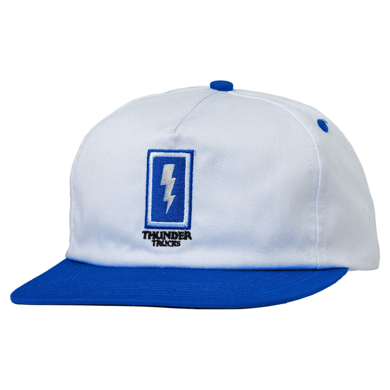 Thunder Boxed Bolt Hat - White/Blue image 1