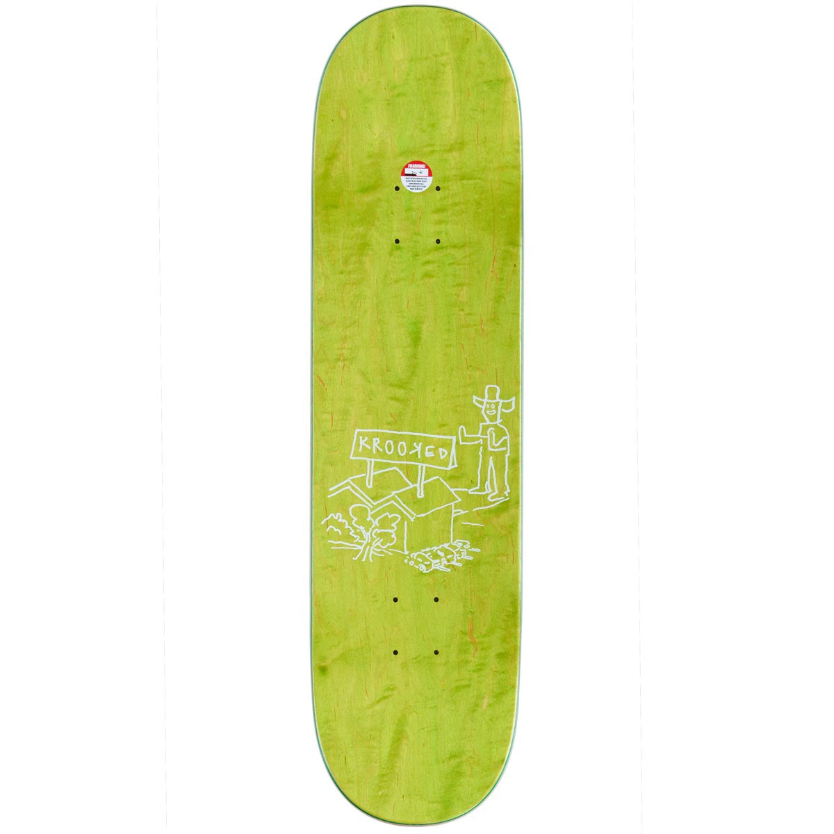 Krooked Manderson The Yard Skateboard Deck - 8.38