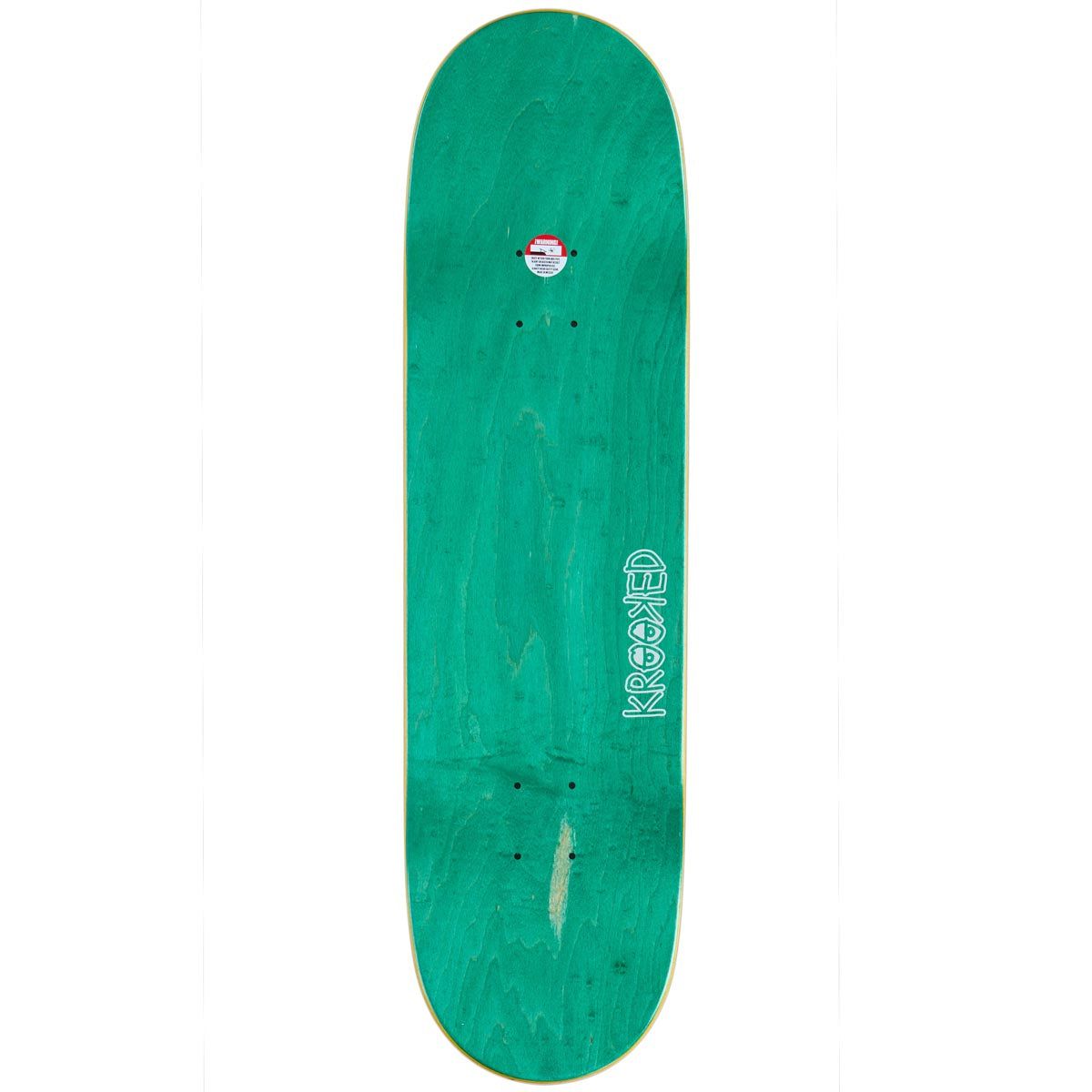 Krooked Geering Guest Pro Punx Mni Series True Fit Skateboard Deck - Red - 8.50