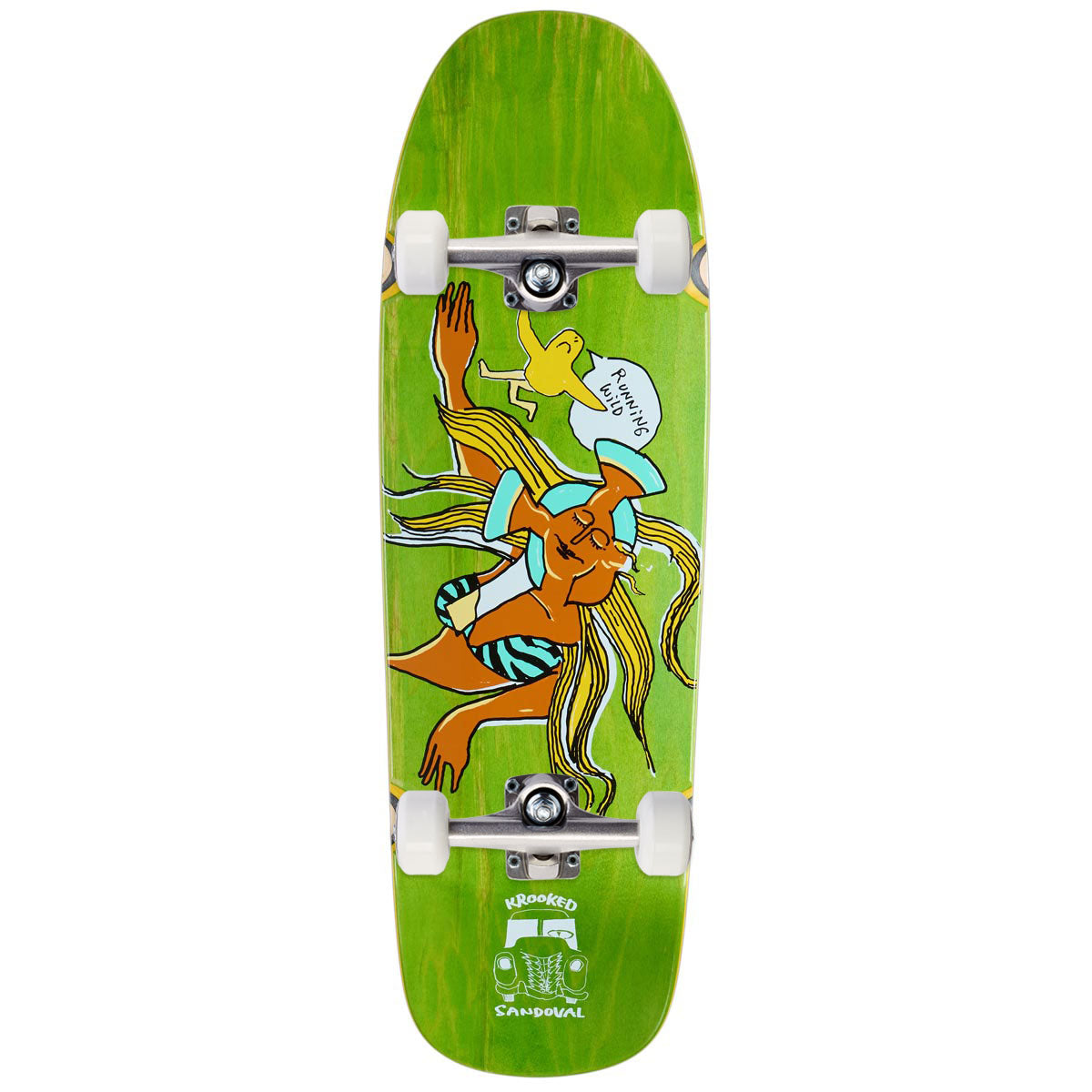 Krooked Sandoval Running Wild Skateboard Complete - 9.81