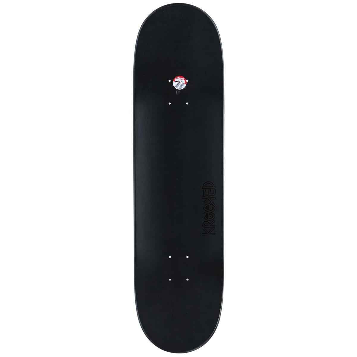 Krooked Eyes Skateboard Complete - Black - 8.50