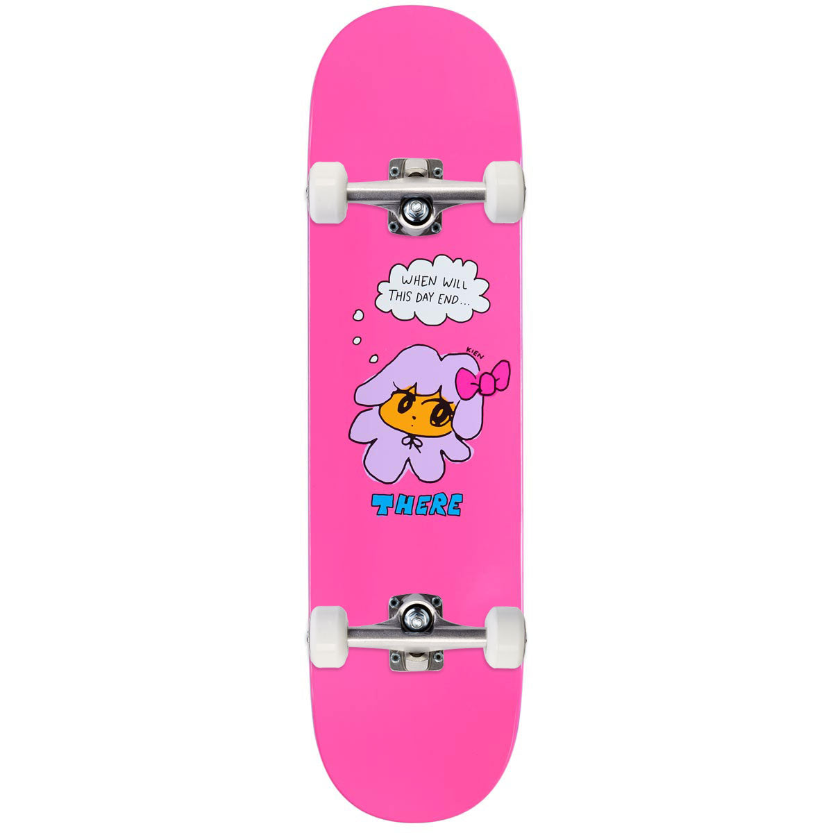 There Kien Day End Full Skateboard Complete - Pink - 8.25