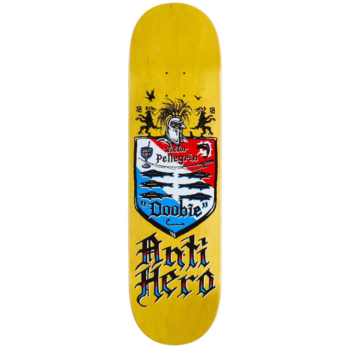 Anti-Hero Doobie Coat Of Arms Skateboard Deck - 8.62