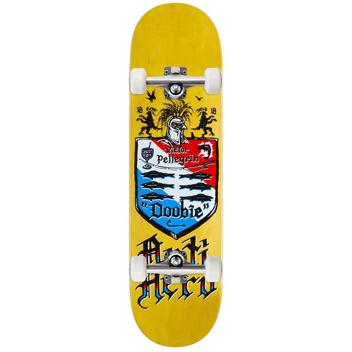 Anti-Hero Doobie Coat Of Arms Skateboard Complete - 8.62