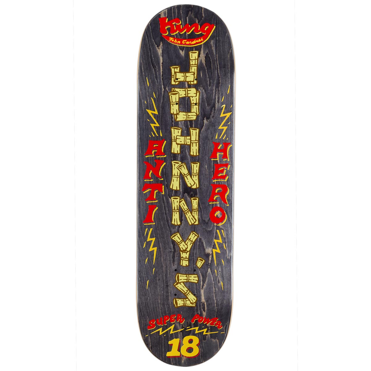 Anti-Hero Cardiel Superpowered Skateboard Deck - Black - 8.50