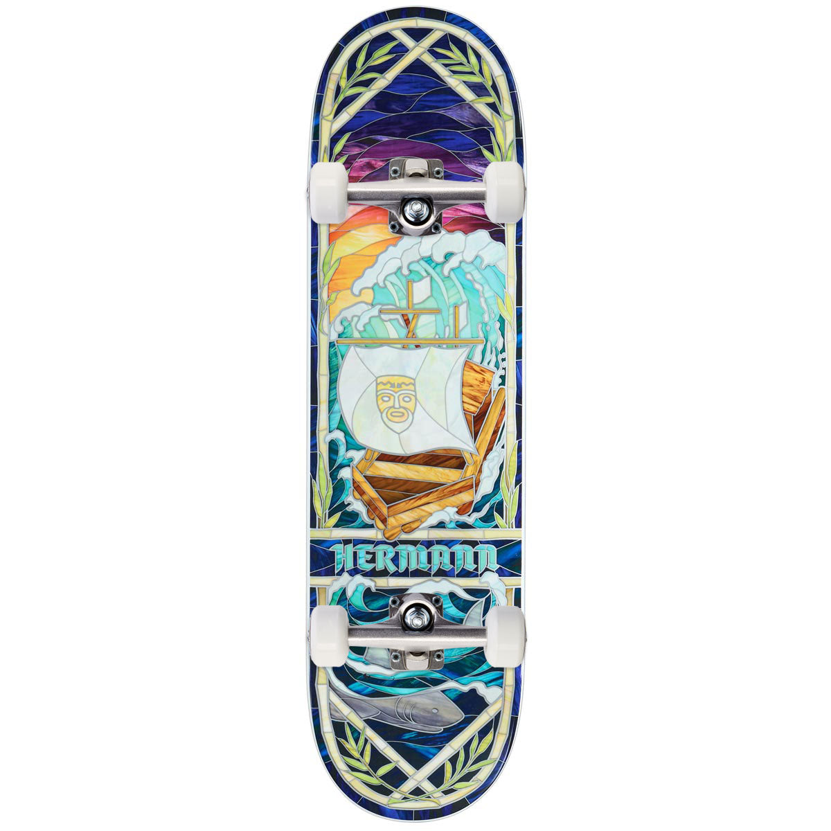 Real Hermann Cathedral Skateboard Complete - 8.38