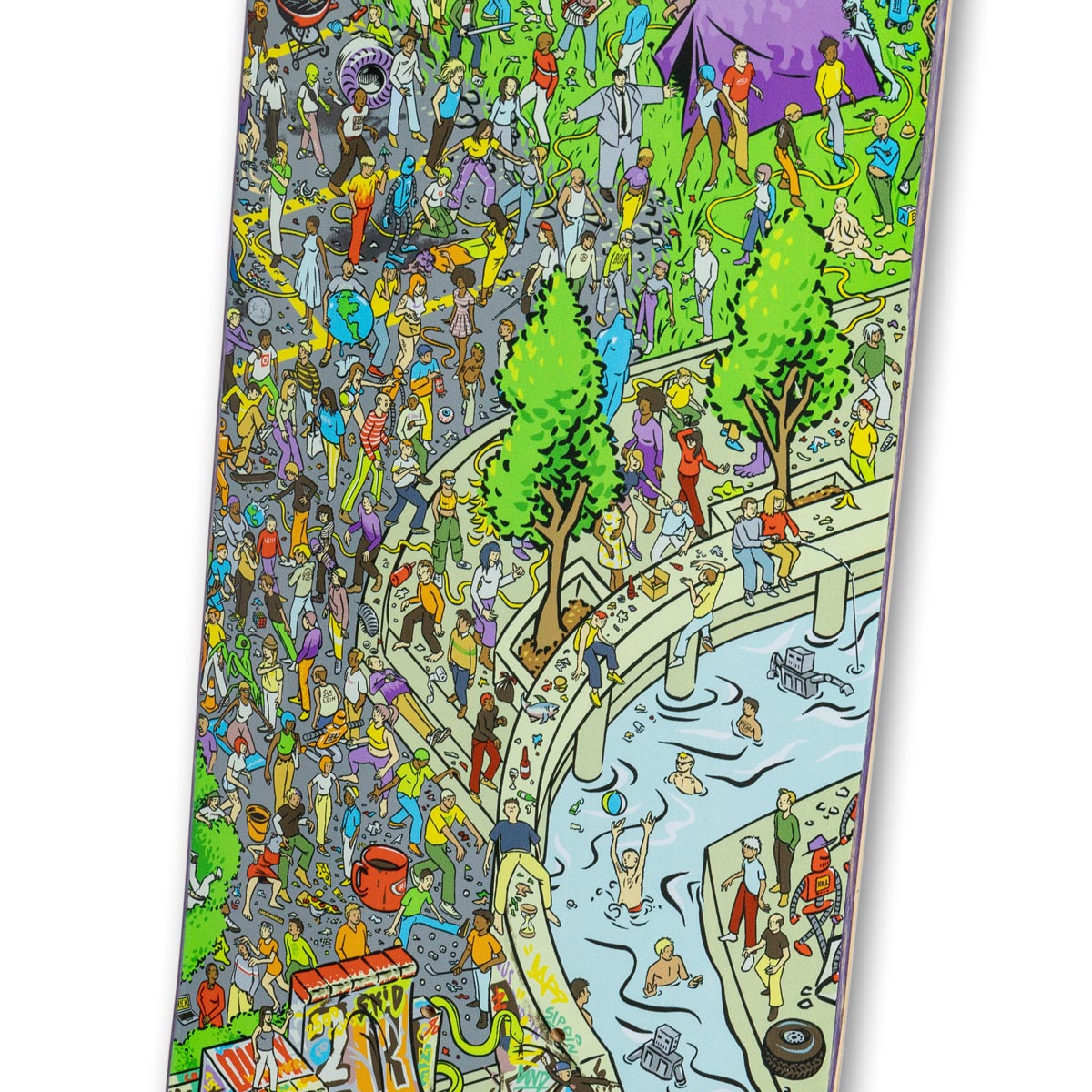 Real Nicole Where's Nicole True Fit Skateboard Deck - 8.25