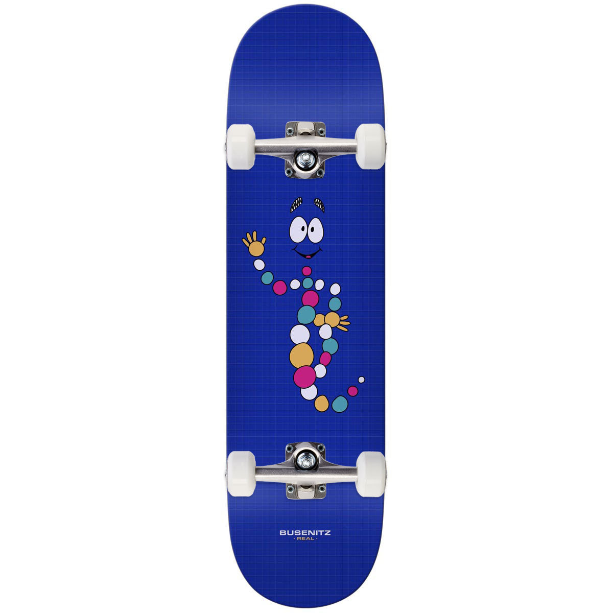 Real Busenitz DNA True Fit Skateboard Complete - Blue - 8.38