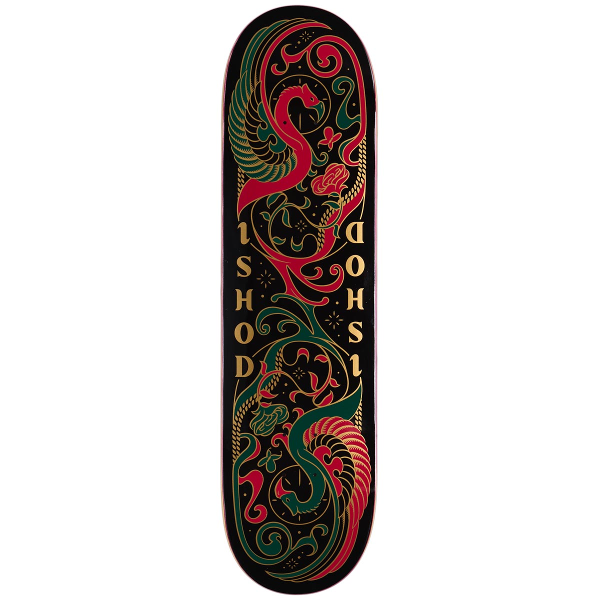 Real Ishod Illuminated Twin Tail Skateboard Deck - Blue - 8.25