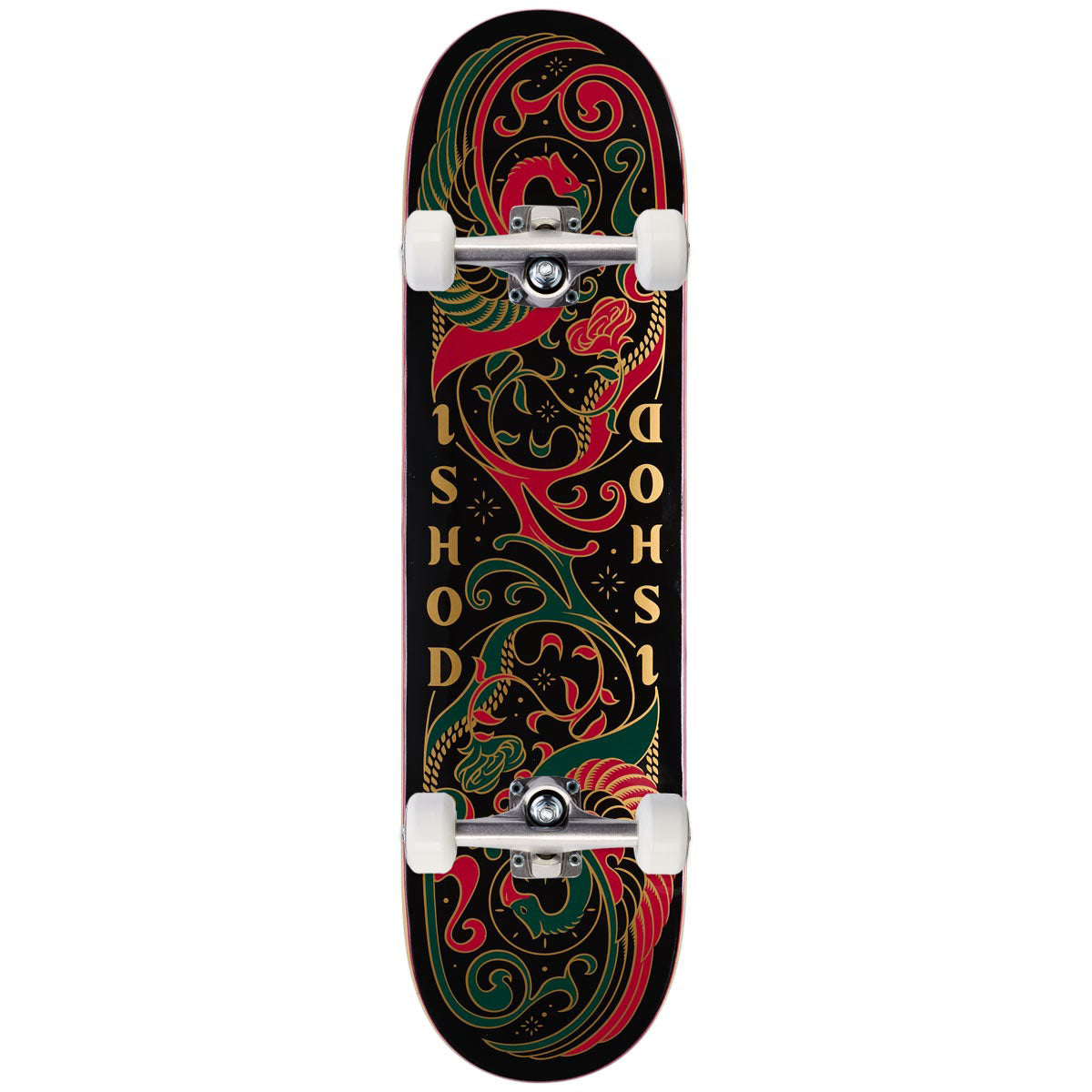 Real Ishod Illuminated Twin Tail Skateboard Complete - Blue - 8.25