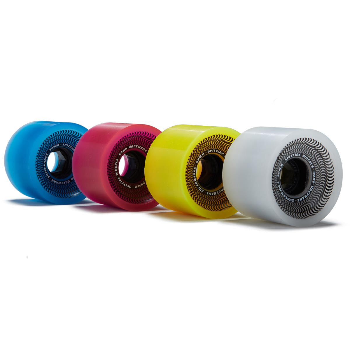 Spifire 80hd Cmyk Skateboard Wheels - Pink/Yellow/White/Blue - 58mm image 1