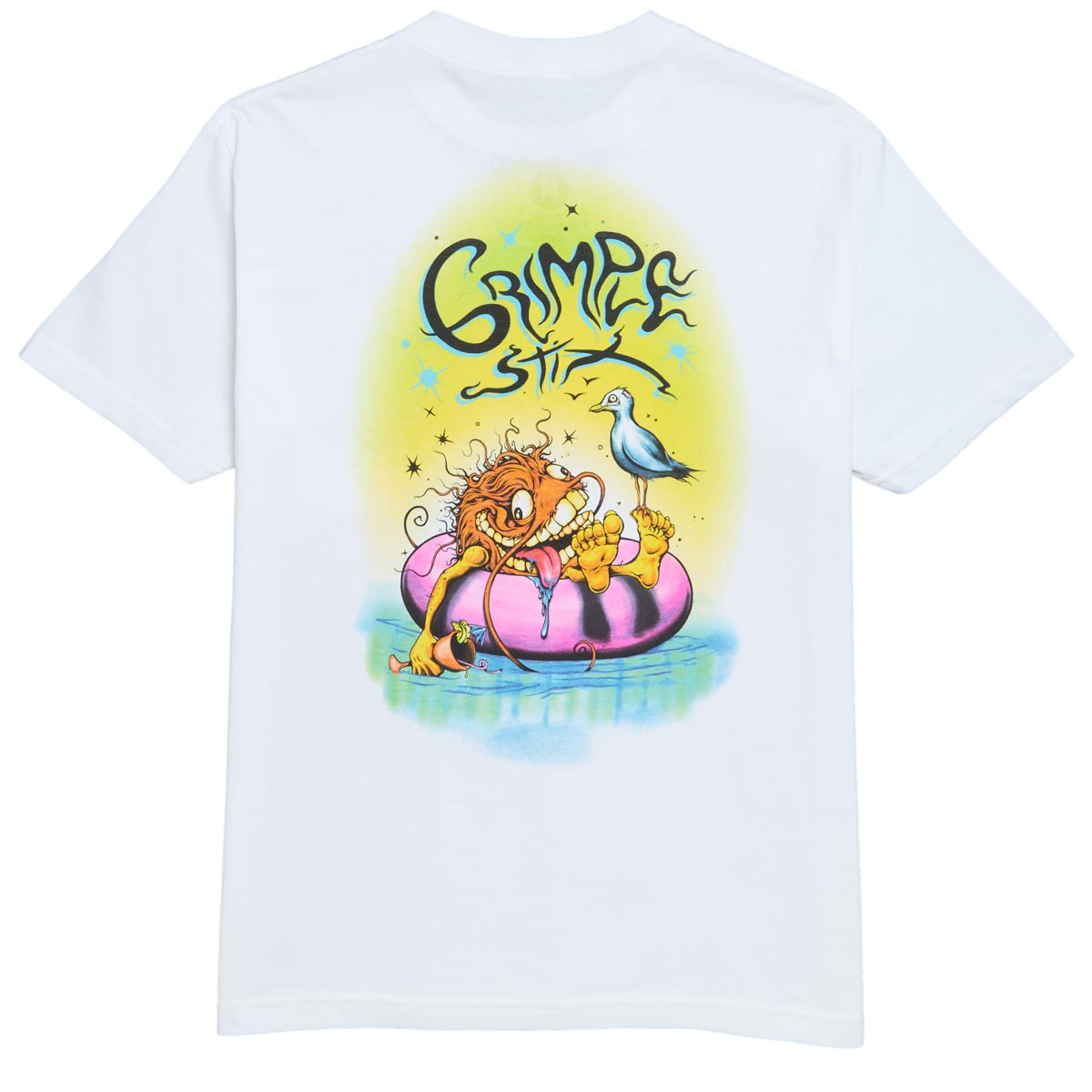 Anti-Hero Grimple Beach T-Shirt - White image 1