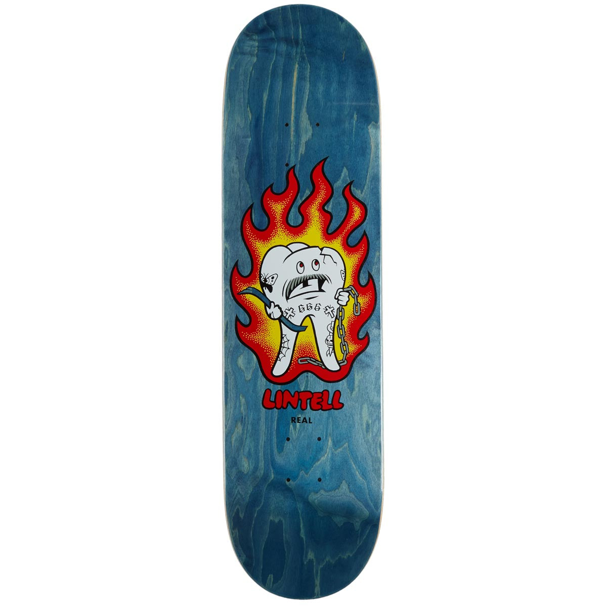 Real Lintell Mascot Skateboard Deck - 8.50