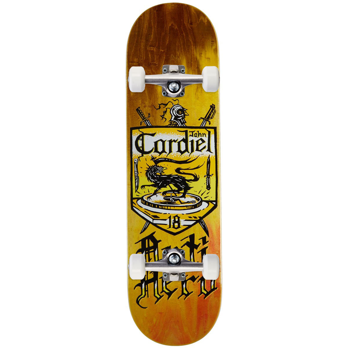 Anti-Hero Cardiel Coat Of Arms  Skateboard Complete - 8.62