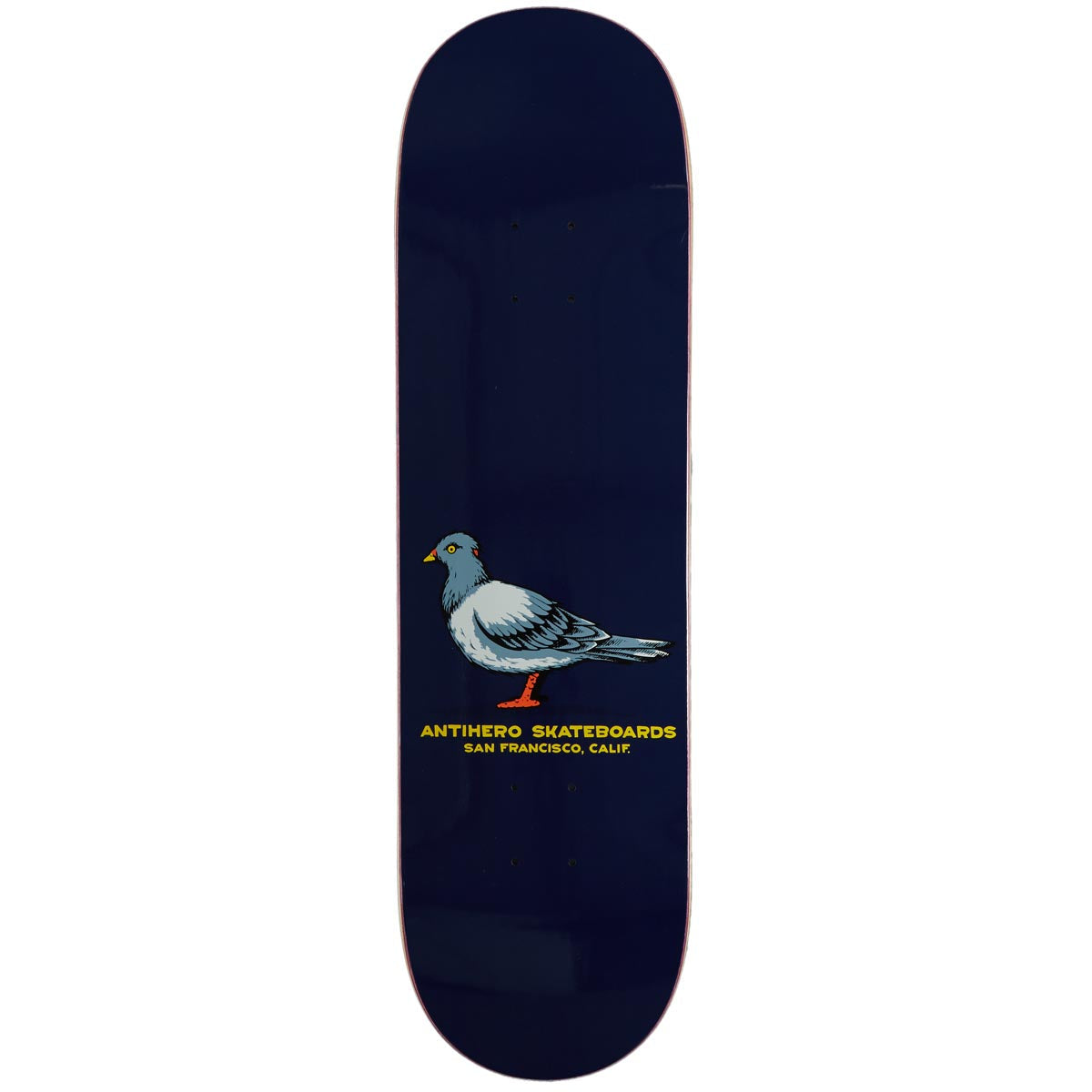 Anti-Hero Team Pigeon Skateboard Deck - Navy - 8.50